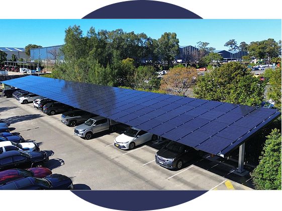 Parramatta Council EV Charging Hub Powered by 82.8kW Solar Carport System