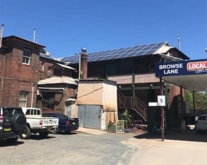 Tattersalls Hotel 53kW Commercial Rooftop Solar, West Wyalong NSW
