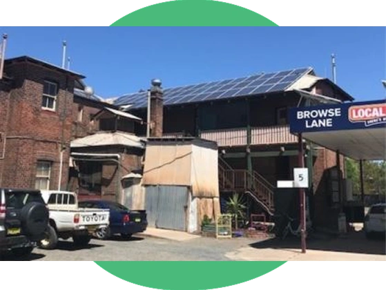 Tattersalls Hotel 53kW Commercial Rooftop Solar, West Wyalong NSW